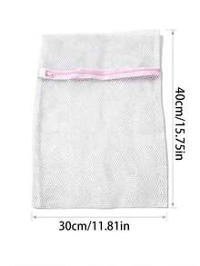 1/3pcs Dedicated Underwear Laundry Wash Bag, Machine Washable Anti-Deformation Anti-Tangle, Clothing Sorting Storage Mesh Bag, Bra & Underwear Dedicated Wash Protection Bag, Home Machine Wash Cleaning Storage Bag - Clear - View 8