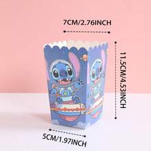 6pcs/12pcs/24pcs Anime Cartoon Theme Party Candy Boxes, Halloween Party Decorations, Theme Party Gift Boxes, Candy And Cookie Boxes, Party Gift Bags, Party Gift Boxes, Suitable For Birthday Party, Candy And Popcorn Box Decorations, Applicable For Christmas Party, Holiday Essential Party Supplies - Multicolor - View 5