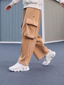 Celana Panjang Rajut Tebal Model Lebar Wanita Nike Authentic Baru dengan Kantong Besar HQ4751-202 - HQ4751-202 - View 2