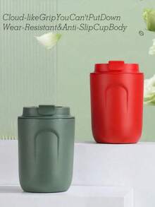 1 buah Mug Kopi Mini Stainless Steel Berinsulasi, Mug Hadiah Modis, Ringkas & Portabel, Pegangan Nyaman, Buka/Tutup Sekali Sentuh, Penting untuk Jalanan, Kantor, Kopi, Teh - MultiWarna - View 8
