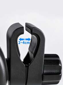 Tempat Gelas Ganda 2-in-1, Rak Penyimpanan Stroller Berputar 360° - Cocok untuk Sepeda, Kursi Roda, Tempat Gelas Stroller Tunggal hingga Ganda - Hitam - View 7