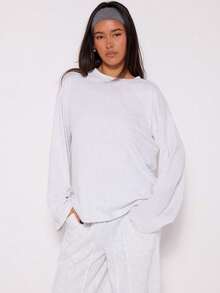 Women Midi Dresses - Light Gray - View 1