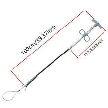 Car Door Opening Safety Airbag Tool With Ergonomic Handle And Coil Cable - Suitable For General Motors, Window And Door Installation/Repair, Vehicle Maintenance Precision Spring Mechanism, Retractable Cable Design, Durable Material - A - View 6