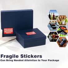 Handle With Care Fragile Thank You, Red Warning Shipping Label Stickers (1" X 1.8"),250Pcs/Roll - View 10