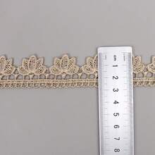 1 Yard Water-Soluble Lace, 3CM Wide, Curtain Home Textile Trim, Embroidered Lace, Clothing Accessories - Multicolor - View 9