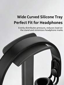 1pc Headphone Stand, Desktop Multi-Function Phone Storage Rack, Student Gaming Headset Holder - Multicolor - View 6