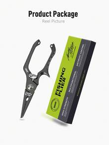 KINGDOM Fishing Pliers 1PC Stainless Steel Line Cutter Hook Remover Split Shot Crimper Multi-Functional Fishing Tool Locking Handle Corrosion Resistant Portable For Anglers Outdoor Fishing - Multicolor - View 10