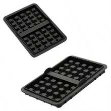 2 Packs Silicone Waffle Molds For Dual Basket Air Fryer, 2 Sizes Classic & Mini Belgian Waffle Tray Insert, Non-Stick Reusable Baking Pan Compatible With AF400 AF451 AF500, Heat Resistant Air Fryer Accessories - View 15