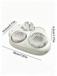 2pcs Heavy Duty Manual Egg Slicer, Chopper And Cutter - This Multi-Functional Egg Cutting Device With Round Blades Can Precisely Slice, Making It A Convenient Kitchen Tool For Preparing Omelets And Salads - Multicolor - View 5