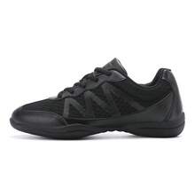 Black Mesh Cheerleading Shoes For Women, Sports Training Dance Ballet Gymnastics Tumbling Flexible Sneakers - Black - View 13