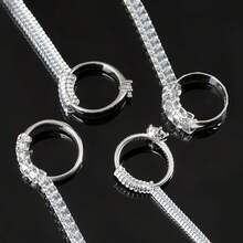 8 buah Bantalan Pengatur Ukuran Cincin Tak Terlihat, Dirancang untuk Cincin Longgar, Pengurang Ukuran Cincin Transparan, Cocok untuk Berbagai Ukuran Jari; Alat Pengatur Transparan yang Nyaman dan Melindungi, Secara Efektif Memecahkan Masalah Cincin Longgar, (Termasuk Berbagai Ukuran). - Berbagai spesifikasi - View 2
