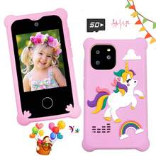 Kids Smart Phone, Wonderful Present For Little Ones Aged 3‑10, Portable Toy Cell Phone For Family Outings And Daily Entertainment, Complimentary SD Memory Card Included. - Multicolor - View 2
