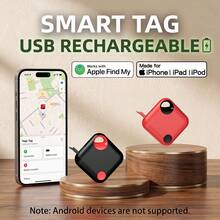 RSH Thiết bị chống thất lạc sạc USB, theo dõi thời gian thực, định vị, báo động chống thất lạc, thẻ thông minh định vị điện thoại di động, ví, chó, mèo, chìa khóa thú cưng, thiết bị tìm kiếm (chỉ tương thích với iOS) - Nhiều màu - Xem 2
