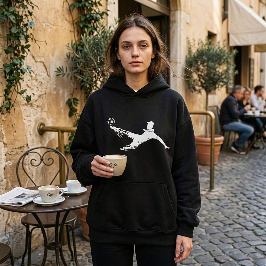 Women Sweatshirts & Hoodies - 黑色 - 查看 1