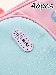 12/24/48pcs Custom Name Labels,Personalized Name Labels,Customized Labels,Customizable Birthday Gifts,Name Tags,Suitable For Sewing On Garments,Quilts,Backpacks,Hats,Birthday Gifts,Anniversaries,Friends,Mother,Family - Style a - View 10
