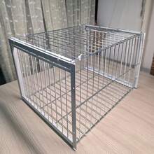 1pc Heavy Duty Alloy Pigeon Cage, With Automatic Closing Door, Locking System, Durable Iron Metal Structure, Sturdy Rectangular Bird Cage, Pigeon Cage, Parrot Cage, With Ventilation, Suitable For Pigeons, Parrots And Other Birds For Indoor And Outdoor Use, Easy To Clean Design - 40*30*26 Two Imported - View 5