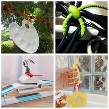 100pcs Multicolor Silicone Zipper Tie Keychains, Reusable Adjustable Cable Organizer Straps, Multi-Purpose Twist Ties Food Storage Bag Clips, Suitable For Earphone Cables, Home Kitchen Office Travel, Durable Soft Desktop Storage Supplies, Assorted Colors - Multicolor - View 6