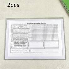 A4 Hollow Hard Plastic Transparent Display Frame, Insertable Folder, Card Holder, Badge Holder, Wall-Mounted Inspection Record Sheet, Home Office Wall Decor, Photo Certificate Artwork Display, Mother's Day Father's Day Graduation Gift - Multicolor - View 9