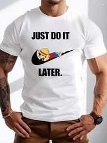 Men's Pure Cotton Short Sleeve T-Shirt Casual Summer Breathable Regular Fit Soft Everyday Wear Basic Tee - 白色 - 查看 10