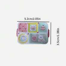 2pcs Nail Art Color Palette, Nail Artist Painting & Blending Gel Polish Test Palette, Divided Mixing Board, Nail Art Painting Tool - A - View 7