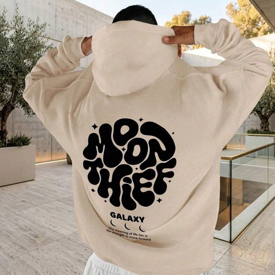 Women Sweatshirts & Hoodies - 杏色 - 查看 1