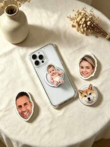 Custom Pet Photo Phone Stand, Cat And Dog Universal Phone Holder, Gift, Pet Lover Accessory - Multicolor - View 5