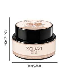 XEIJAYI 1pc 30g 01 Nude Non-Sticky Nail Extension Gel, Suitable For Nail Art, Can Add Rhinestones Crystal Flower Patterns, Enjoy Nail Salon Experience At Home - 01 - View 10