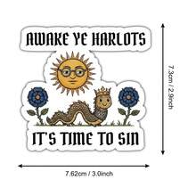ملصق ميم العصور الوسطى "Awake Ye Harlots" بحجم 3 بوصات، فكاهة تاريخية جامحة، ملصق للأجهزة المحمولة وزجاجات المياه والدفاتر والمجلات والأكواب، لموظفي المكاتب والطلاب وعمال التجزئة والمبدعين وعشاق الفوضى - متعدد الألوان - مشاهدة 9