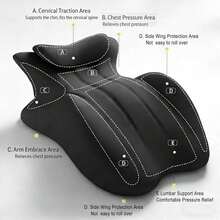 1pc 3rd Generation Ergonomic Hip Pillow, Portable Multi-Functional Memory Foam Comfort Cushion, Double Seat Cushion, Low Hip Pillow, Multi-Functional Sleeping Pillow, Suitable For Home, Office, Yoga, Daily Rest, Reading, Etc. - Multicolor - View 3