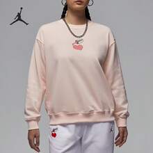 Sweatshirt Olahraga Wanita Nike/Jordan Fashion Leher Bulat Bermotif HV9371-838 - HV9371-838 - View 7
