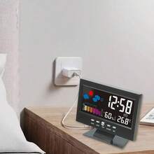 8082t Weather Clock With Color Display, Temperature - 1PC - View 3