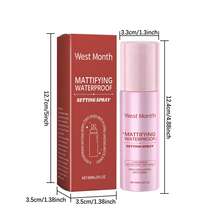 west month Fijador De Maquillaje Mate, Resistente Al Agua Y Control De Grasa, Secado Rápido Al Aire, Acabado Mate Sin Brillos, Compatible Con Todo Tipo De Maquillaje - Rosa - Ver 8
