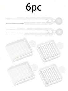 Bead Melting Tool Set - Single Needle Tweezers, Alignment Tray And Bead Spoon, Suitable For 2.6mm Handmade Beads. Essential Accessories For DIY Bead Art, Providing Bead Melting, Storage And Auxiliary Tools - Multicolor - View 13