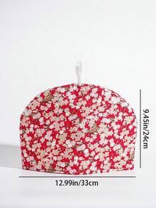 1 Piece Of Vintage Floral Fabric Teapot Insulation Cover, Reusable Cloth Cover, With Colorful Plants, Animals And Geometric Patterns, Suitable For Family Gatherings, Afternoon Tea, Weddings, Housewarming Celebrations - Multicolor - View 6