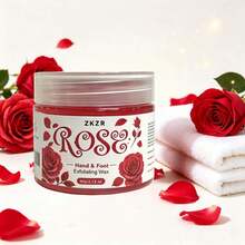 Rose Scented Hand & Foot Exfoliating Wax, Gentle Skincare Product, Removes Dead Skin Cells, Effectively Softens Rough & Dry Skin, Nourishes Rough Cuticles, Leaves Hands & Feet Smooth & Comfortable, Suitable For Daily Home Beauty Care - View 5