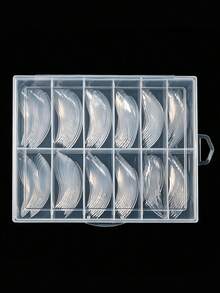 120Pcs Boxed Hawk Claw Curved Stiletto False Nail Forms ,Transparent Full Cover Extreme Curve Nail Tips,Multi‑Sizes ABS Nail Extension Tips For Salon & DIY Nail Art Supplies - Clear - View 4