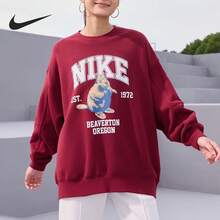 Nike Authentic Baru Kaos Sweatshirt Rajut Hangat Longgar Gaya Amerika Wanita HV1742-677 - HV1742-677 - View 11