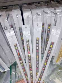 1件可愛卡通義大利風格串珠鏈條，DIY不鏽鋼模組手鍊吊飾，混色圖案裝飾備用鏈節，適合女性手鍊製作珠寶 - DIY不鏽鋼模組手鍊 - 查看 4