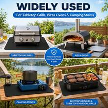 Heat Resistant BBQ Mat, Waterproof BBQ Mat, For Tabletop And Countertop Protection - Multicolor - View 5