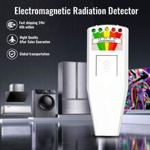 New 5-LED EMF Meter Magnetic Field Detector Ghost Hunting Paranormal Equipment Tester Portable Counter Professional EMF Meter Tester - Multicolor - View 5