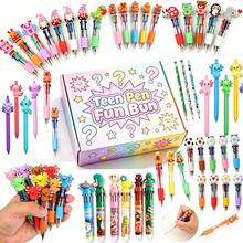 HOOLYUK Multicolor Pens In One 4-In-1 Pens,Back To School Party Favor,Fun Holiday Birthday Gifts,Goodie Bag Stuffers,Classroom Room Decor -Assorted Varieties - Multicolor - View 1
