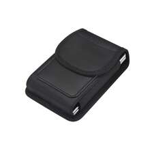 Oxford Nylon Spliced Flip Phone Waist Bag Card Slot Belt Back Buckle Phone Holster For Samsung Galaxy Z Fold 8 For Sports Outdoor - Black - View 4