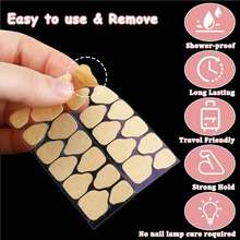 Odorless Waterproof Transparent Strong Adhesive Breathable Nail Stickers, Premium Material, Suitable For Gel Nails, Women's Nail Care Product - Multicolor - View 5