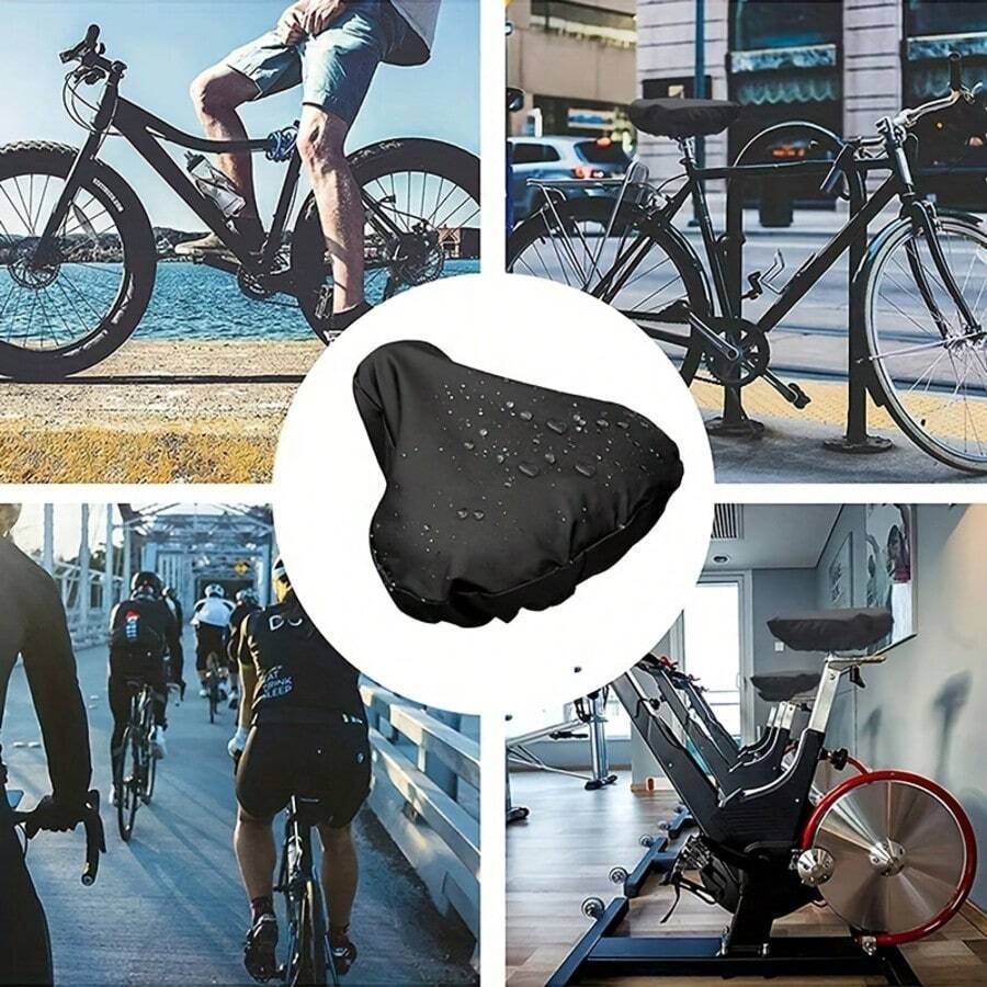 2pcs Bicycle Seat Cover, Keep Riding Seat Dry And Clean - Perfect Gift For Cycling Enthusiasts