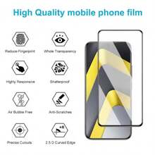 2pcs High Definition Tempered Glass Screen Protector For POCO F8 Pro /F8 Ultra, Supports Fingerprint Unlock, Anti-Fall, Anti-Scratch, Bubble-Free Curved Screen Protector - Clear - View 7