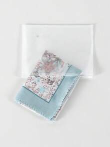 1 Buah Hijab Persegi Wanita 110cm Motif Bunga dan Renda, Hijab Persegi Modis dan Serbaguna, Mudah Dipakai, Cocok untuk Semua Musim - MultiWarna - View 16