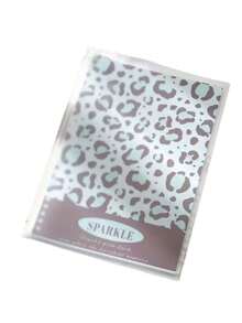 1pc B5 Notebook (60 Sheets) Leopard Print Polka Dot Scissors Clip Loose Leaf Binder Detachable Notebook Journal Diary Planner Spiral Notebook - Multicolor - View 15