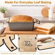 4pcs Swiss Roll Cake Non-Stick Silicone Baking Mat, Reusable Jelly Roll Pastry Mat With Handle, Heat-Resistant Bread, Cookie, Macaron Baking Mat, Kitchen Baking Accessories - View 10
