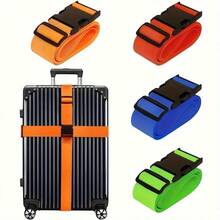 4pcs Adjustable Luggage Straps With Quick Release Buckle, Polypropylene Travel Bag Straps, TSA Approved, Snap Closure, Dry Clean, Basic Vacation Style, Anti-Theft Identification - one-size - View 21