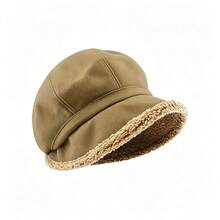 Women's Winter Bucket Hat, Warm Bell-Shaped Hat With Soft Faux Fur Trim, Comfortable Cold Weather Hat, Suitable For Autumn/Winter Outfits, Travel, Walking, Commuting, Shopping And Daily Fashion Accessory - Multicolor - View 4